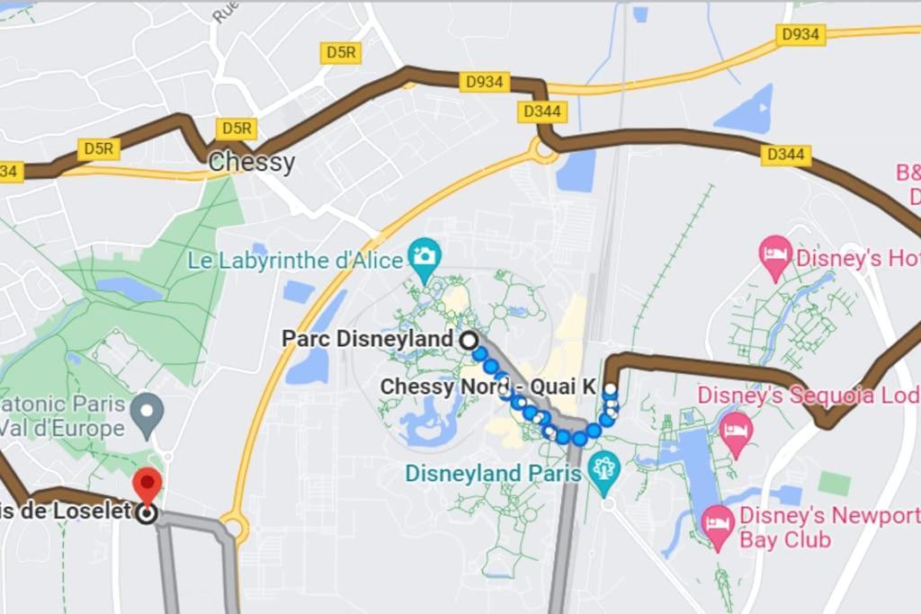 B206 Disneyland Paris Appartementappartement Montévrain Buitenkant foto